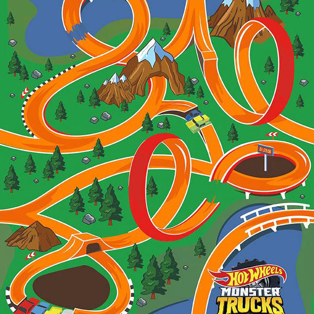 Handmade Tapestry "Hot Wheels Monster Trucks Canvas”