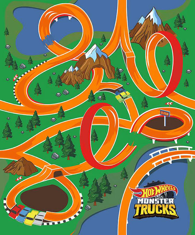 Handmade Tapestry "Hot Wheels Monster Trucks Canvas”