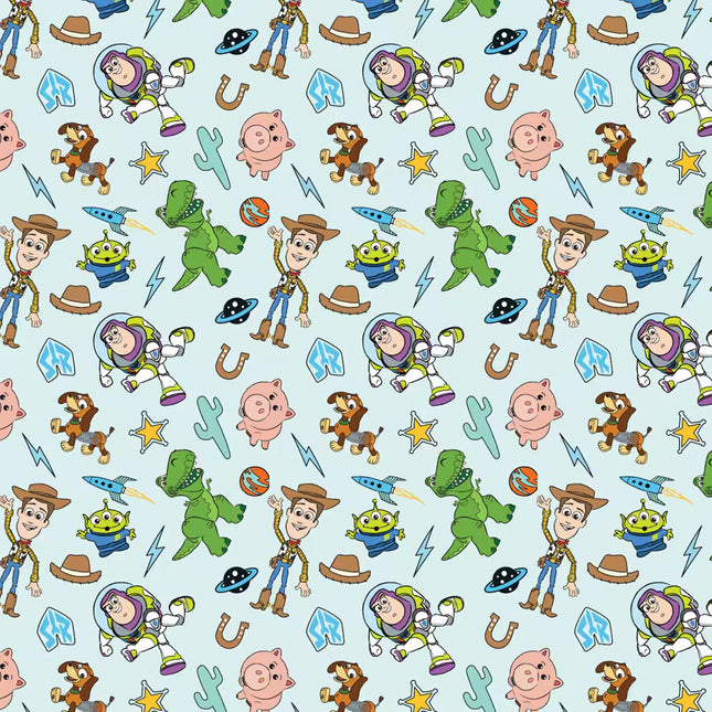 Toy Story Icons Cotton Fabric Table Runner & Placemats