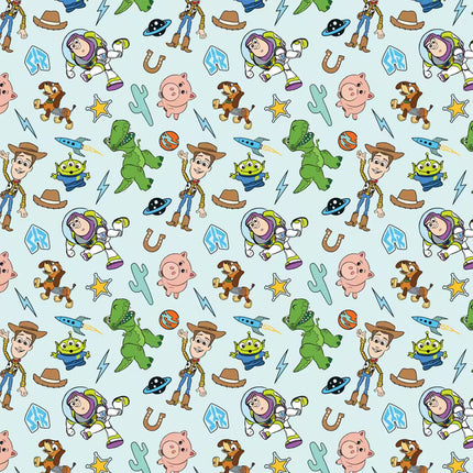 Toy Story Icons Cotton Fabric Pillowcase