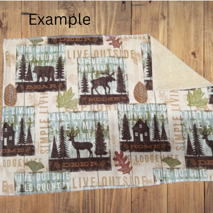 Handmade Placemat Or Table Runner Bears