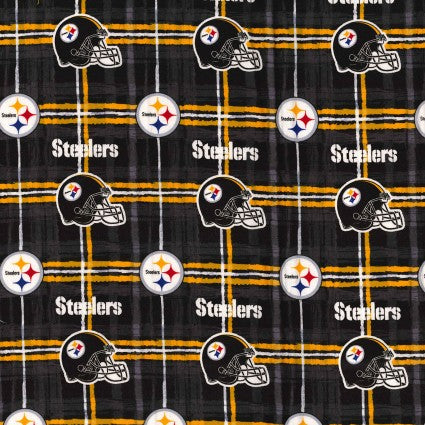 Steelers Flannel Fabric