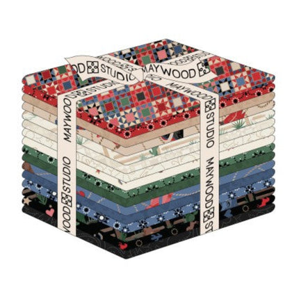 16 Fat Quarters -  Assorted Quiltin' Cowgirls Fat Quarter Bundle