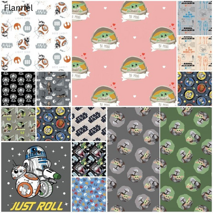 Assorted Star Wars 15 Yards Flat Fold Bundle