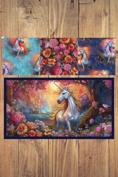 Assorted Mystical Unicorn Flat Fold Assortment 8, 16, Or 24 Yards Bundle Cotton Fabric