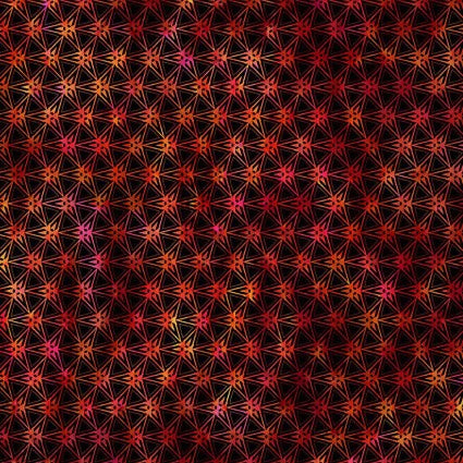 SCI-FI Red Cotton Fabric
