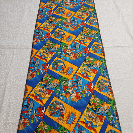 Handmade  55" x 13" Table Runner DC Comic Heroes