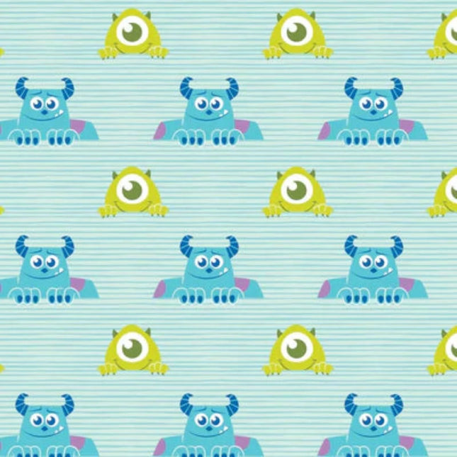 Mike and Sully Stripe Cotton Fabric