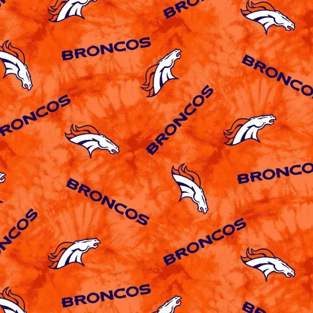 Pillowcase - Broncos Tie Dye Flannel