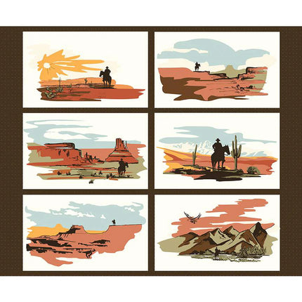 Handmade Tapestry "Go West with John Wayne”