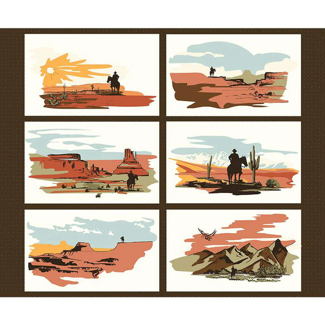 Handmade Tapestry "Go West with John Wayne”