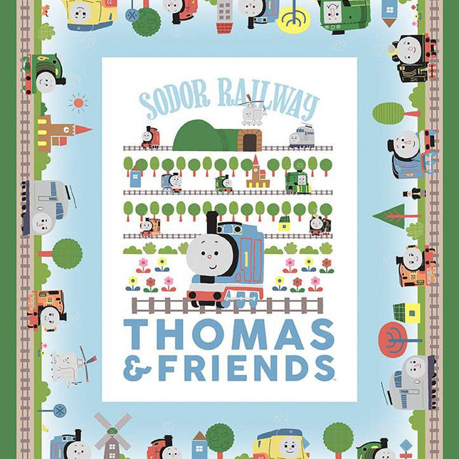 Thomas & Friends™ Sodor Railway Cotton Panel Fabric