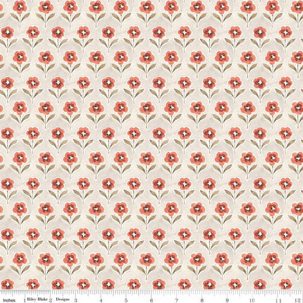 Handmade Valance or Curtain Panel Countryside Blossom Sand