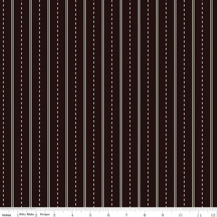 Handmade Valance or Curtain Panel Route 66 Road Stripes Black