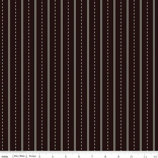 Handmade Valance or Curtain Panel Route 66 Road Stripes Black