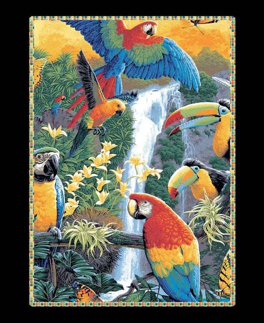 Handmade Tapestry "Tropical Toucan”