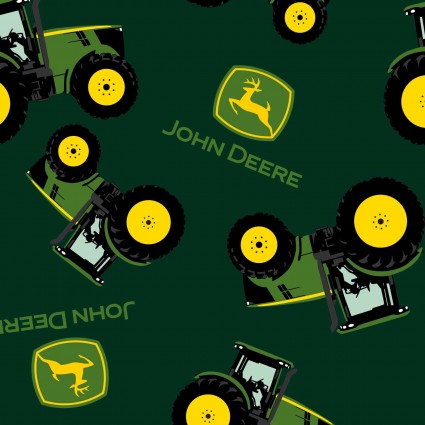 Handmade Placemat Or Table Runner John Deere Farm Toss Green