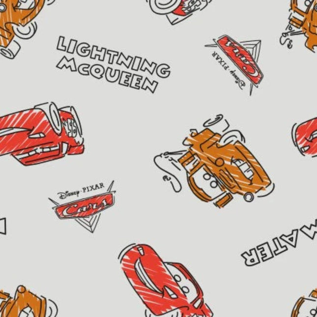 Handmade Single Layer Fleece 58"x 72" Throw Blanket "Cars- Lighting McQueen ”