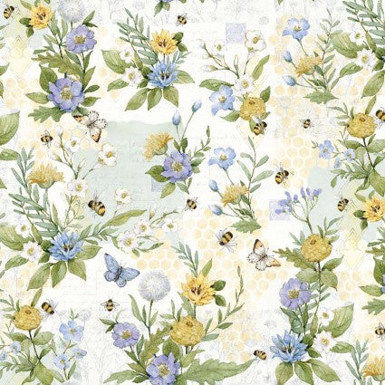 Table Runners & Placemats - SW Sweet As Can Bee Floral Multi Cotton