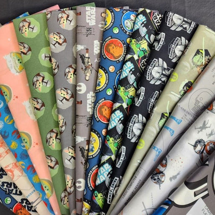 Assorted Star Wars 15 Yards Flat Fold Bundle