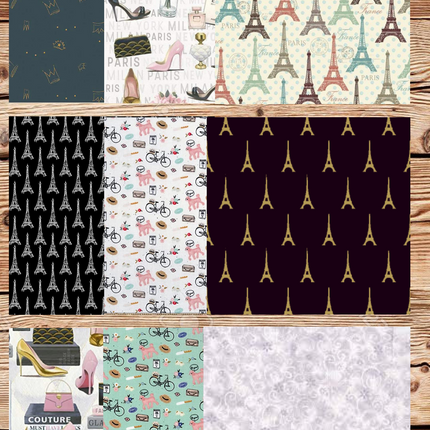 Assorted Paris Fashion Flat Fold Assortment 20 Yard Bundle Cotton Fabric