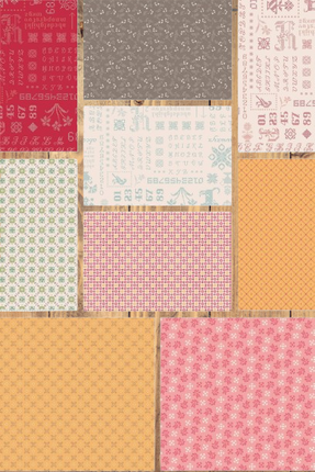 Assorted Piece & Plenty Flat Fold Assortment 10 or 25 Yards Bundle Cotton Fabric