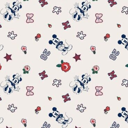 Disney Mickey and Minnie Mouse Icons Cotton Fabric
