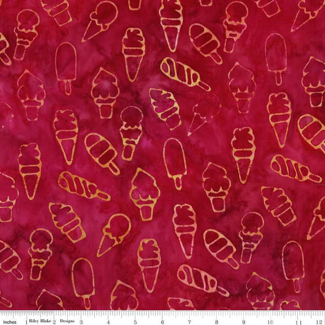 Expressions Batiks Places You'll Go Currant Cotton Fabric