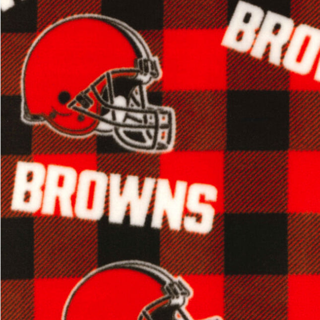 Browns Buffalo Plaid Fleece Fabric