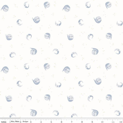 Twinkle Little Star Goodnight Moon Cloud Cotton Fabric
