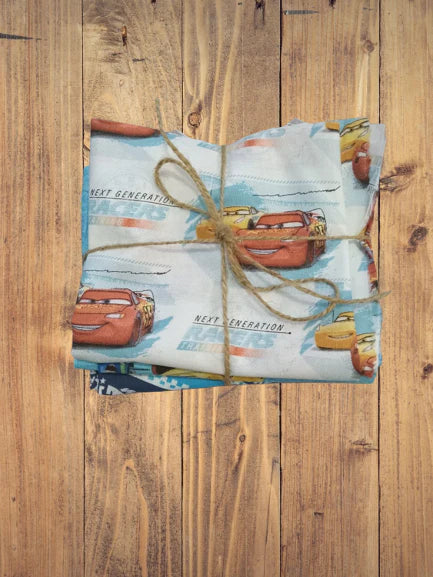 4 Half Yards  -Assorted Disney Cars Half Yard Bundle