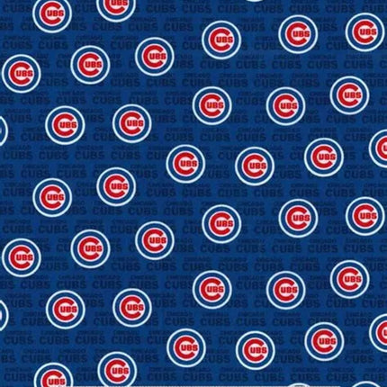 Chicago Cubs Mini MLB National League Central Cotton Fabric