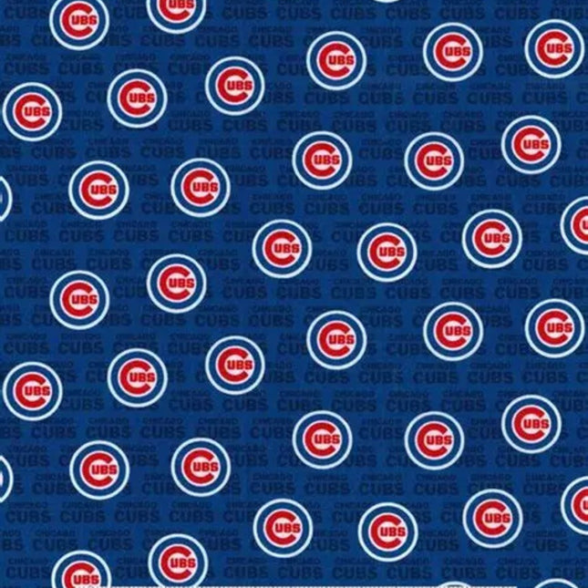 Chicago Cubs Mini MLB National League Central Cotton Fabric