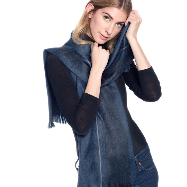 Alpaca Scarf - Cobalt Blue