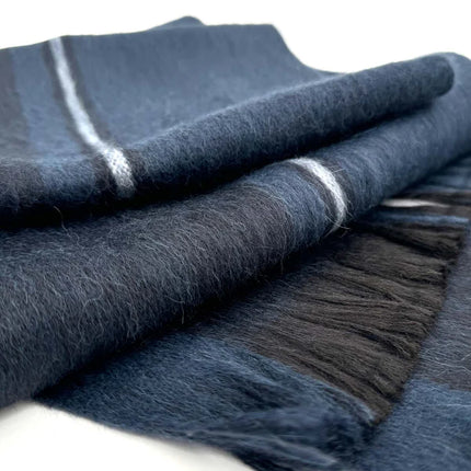 Alpaca Scarf - Cobalt Blue