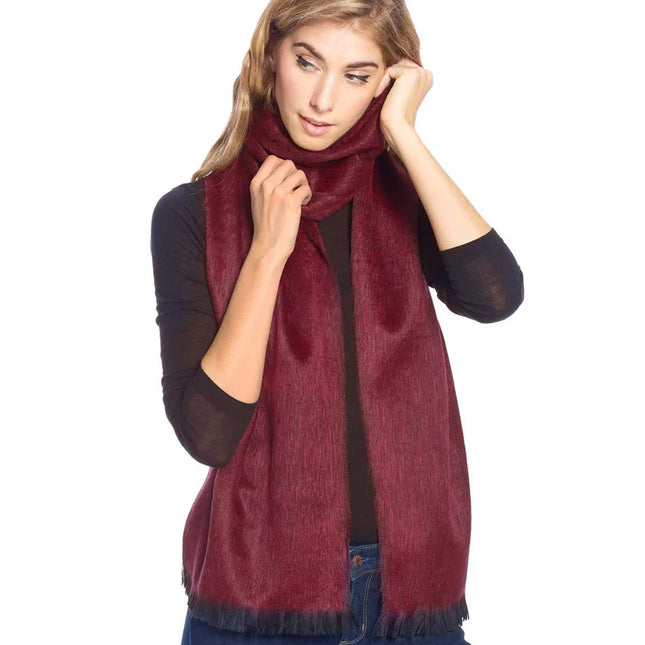 Alpaca Scarf - Sapphire Red