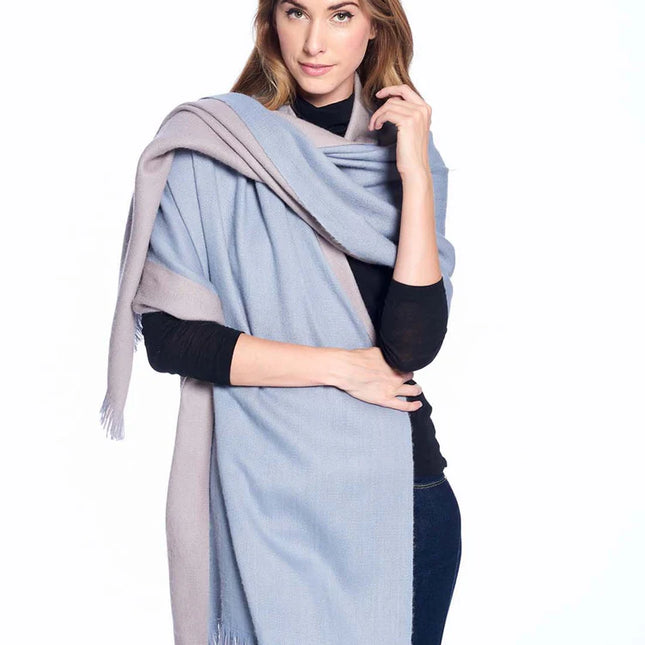 Alpaca Wrap Reversible - Sediment