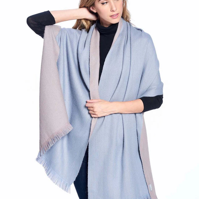 Alpaca Wrap Reversible - Sediment