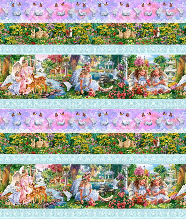 Angels Shelf Cotton Fabric
