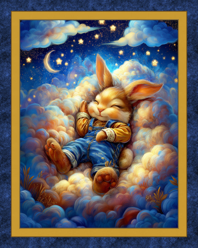 Bunny Dreams Cotton Panel Fabric