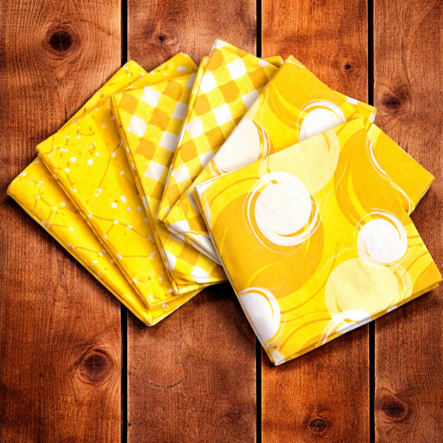 6 Fat Quarters - Golden Rays Fat Quarter Bundle
