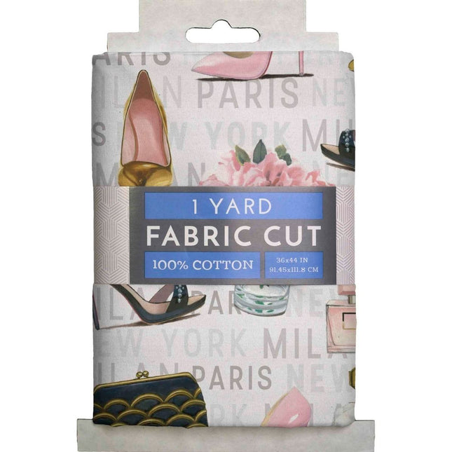 FASHION GLAM - 1 YD PRECUTS Cotton Fabric