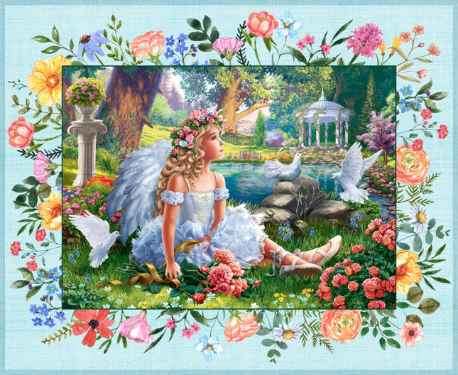 Angels Cotton Panel Cotton Fabric
