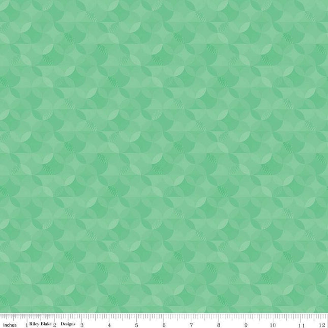 Pillowcase - New Box of Crayons Kaleidoscope Mint Cotton