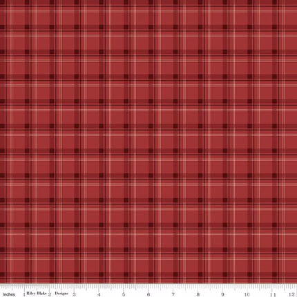 Handmade Placemat Or Table Runner Woodsman Plaid Red