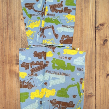 Construction 4 Piece 1/2 Yard Fabric Precut