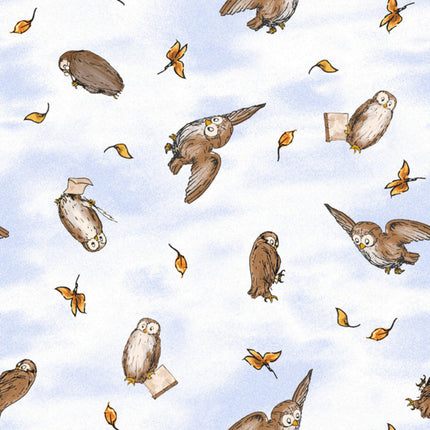 Classic Winnie Owls Cotton Fabric