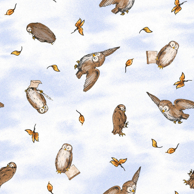 Classic Winnie Owls Cotton Fabric