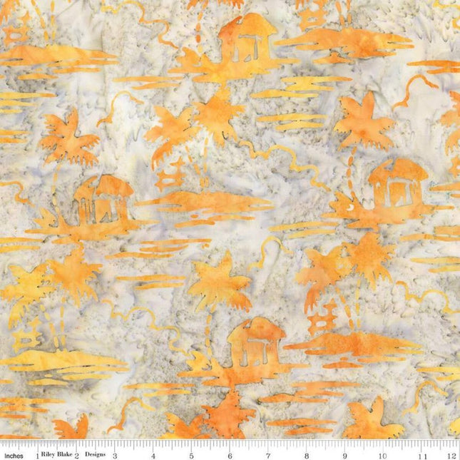 Expressions Batiks Places You'll Go Sandstorm Cotton Fabric