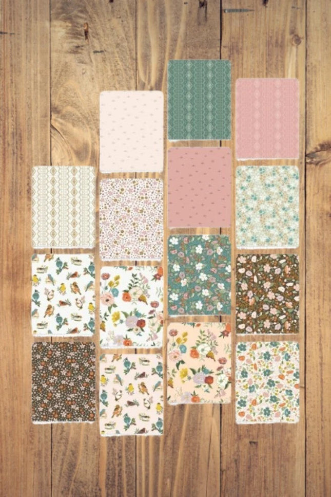 15 Fat Quarters - Assorted Winged Medley Fat Quarter Bundle